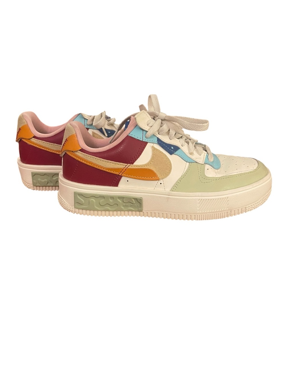Nike Air Force 1 Fontanka Sail Multi Shoe DO6719-100 Women’s Size 7.5